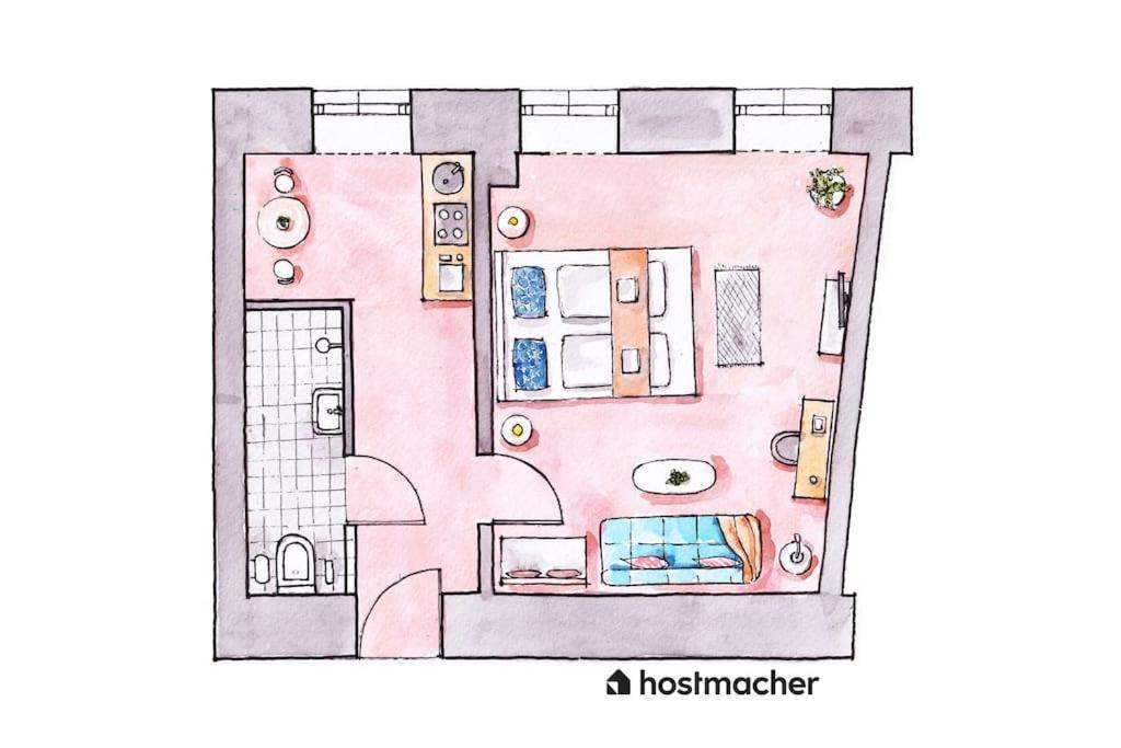 Lite 1Br Near Metro & Center By Hm Viena Exterior foto